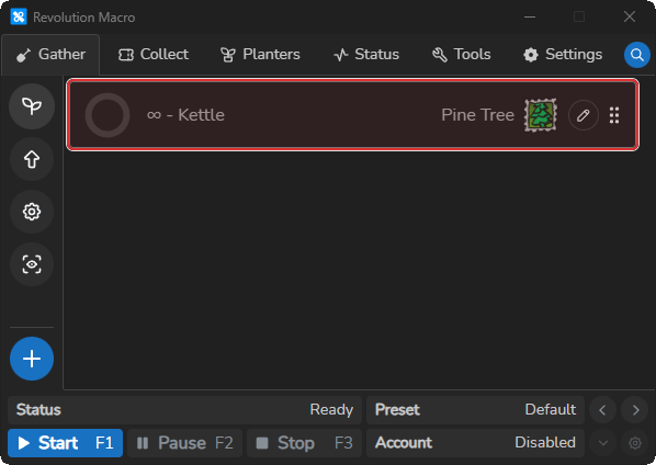 Fields list showing Pine Tree field card after Add Field