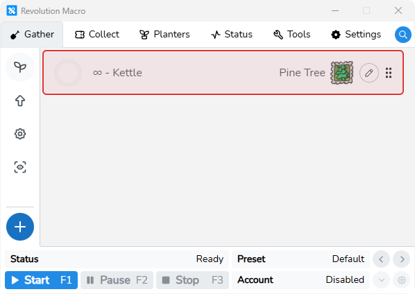 Fields list showing Pine Tree field card after Add Field