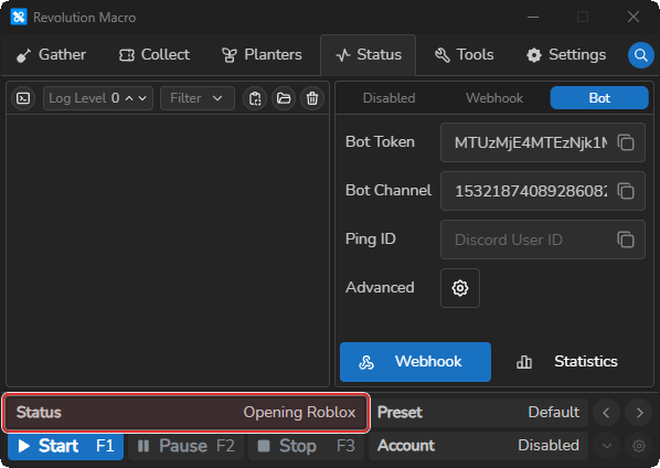 Status Opening Roblox or Game Loading on first macOS run