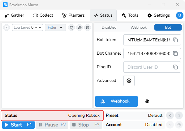 Status Opening Roblox or Game Loading on first macOS run