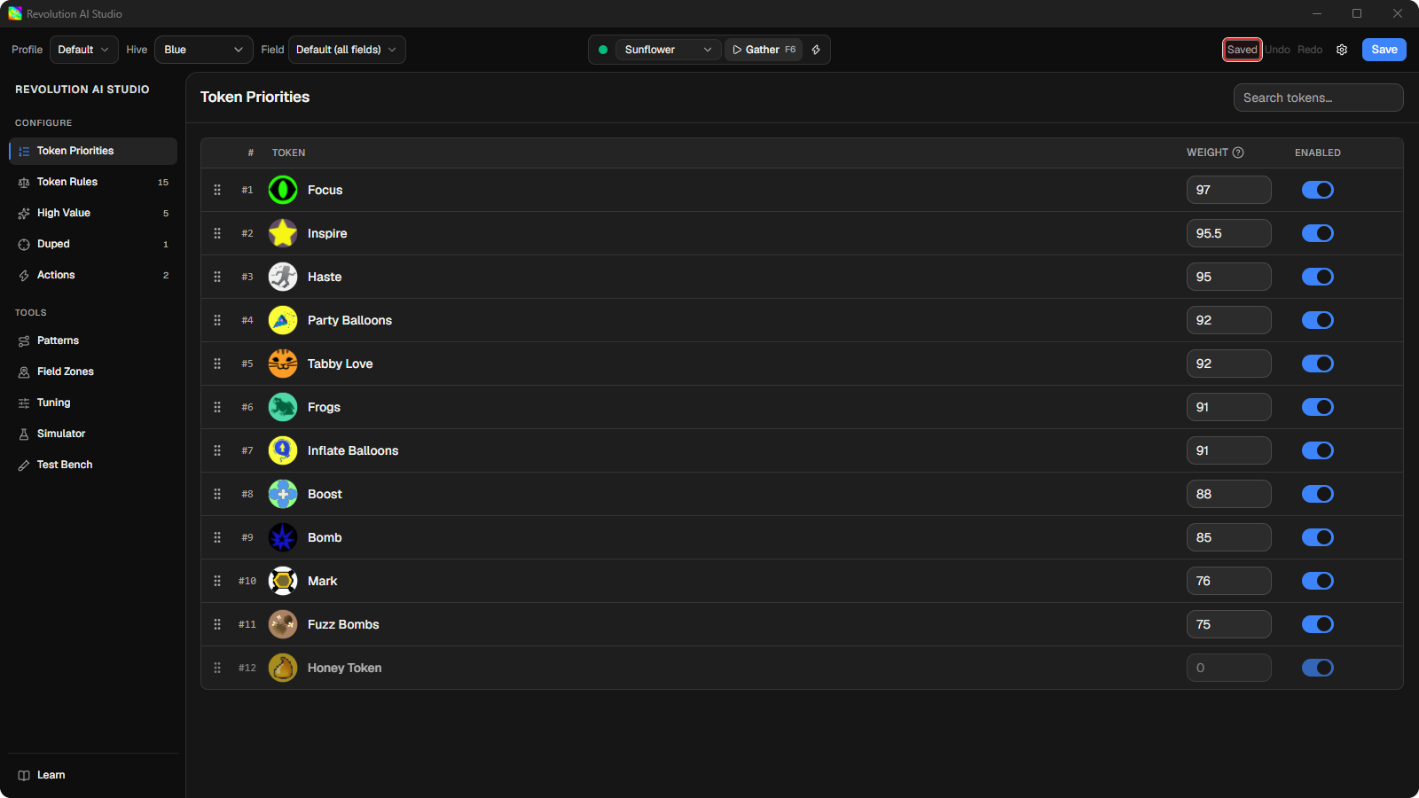 Session controls showing Standalone tip